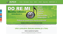 Desktop Screenshot of doremi.rs